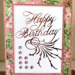 Glimmer Plate Spellbinders Card