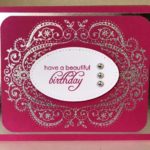 Glimmer Plate Spellbinders Card