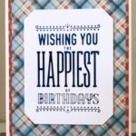 Happiest Birthday Spellbinders Glimmer Card