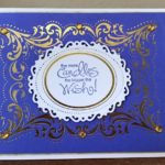 The Contessa’s Seal Panel Spellbinders Glimmer Card