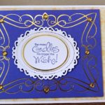 Glimmer Plate Spellbinders Card