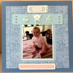 Twinkle Little Star Scrapbook Page