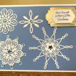 Spellbinders “Yuletide Snowflakes” Card