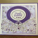“Rose & Filigree Duo Slip-in” Spellbinders Card