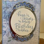 “Oval Coronet” Spellbinders Card