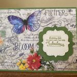 “Flutter” Graphic 45 Card