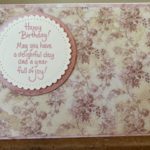 Fancy Edged Circles Spellbinders Card