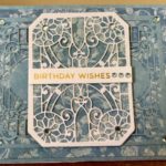 Ornamental Valance and Fluted Tracery Spellbinders Card