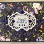 Marquise Diamond Pendant and Antiquities Square Spellbinders Card