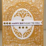 Grand Vaulted Cabinet and I Carry Your Heart 3D Layering Dies Spellbinders Card