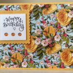 Fancy Edged Squares Spellbinders Card