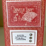 Graphic 45 Ephemera Queen Collection Card.