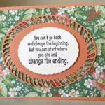 Elegant Twist Ovals Spellbinders Card