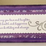 Slimline Birthday Card