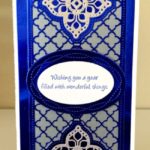 Spellbinders Slimline Birthday Card