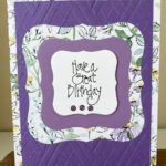 Happy Birthday Spellbinders Card #1