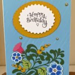 Spellbinders Happy Birthday Card #66