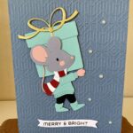 Spellbinders Dancin’ & Giftin’ Christmas Card