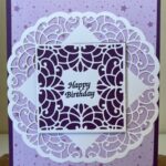 Spellbinder Happy Birthday Card