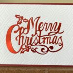 Spellbinder Christmas Card