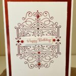 Spellbinder Happy Birthday Card