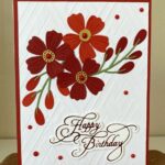 Spellbinder Happy Birthday Card