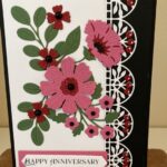 Spellbinder Happy Anniversary Card